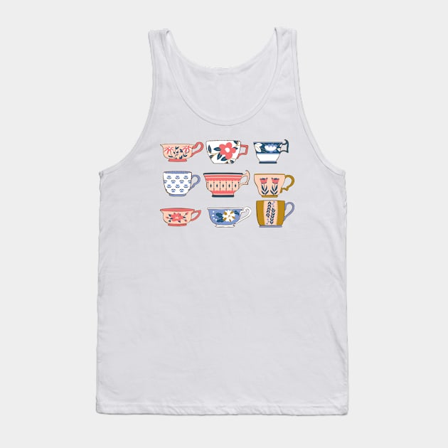 Cups and Mugs Tank Top by WiliamGlowing